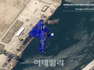 <W解説>北朝鮮で先月、駆逐艦事故、関係者は重罰？進水式ニュースで再公開の画像、人物2人を削除