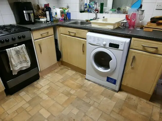 キッチンに洗濯機！？【イギリス】