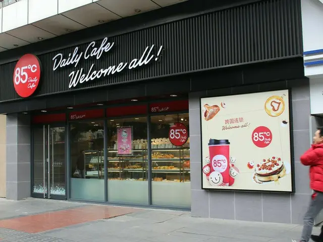 値段もお手頃な台湾から来たコーヒーショップ85度C【中国】