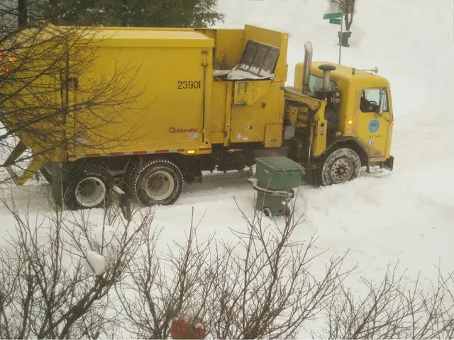 ゴミ収集車が家の前まで【アメリカ】